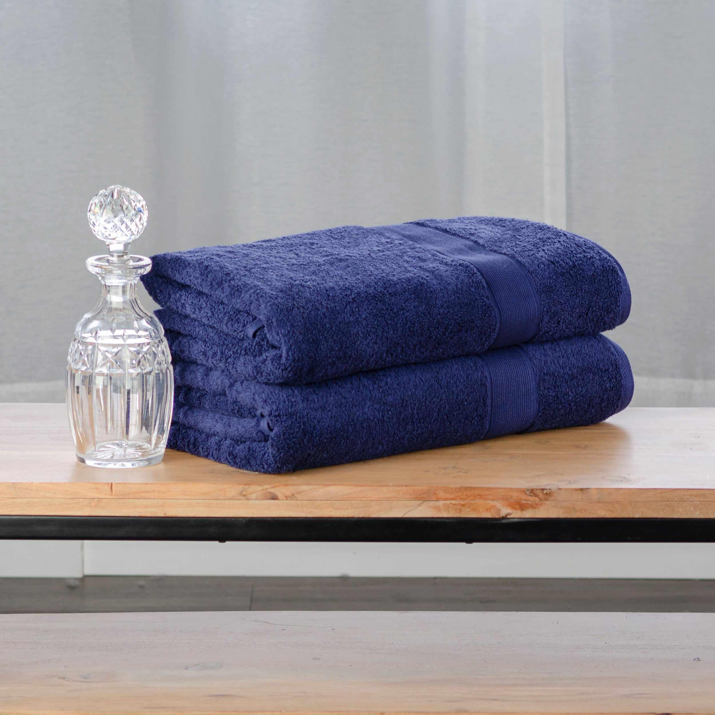 Premium Organic Cotton 650 GSM 2-Piece Bath Sheet Set - Ultra Soft & Absorbent Towels for Spa, Hotel & Luxury Bathroom Experience