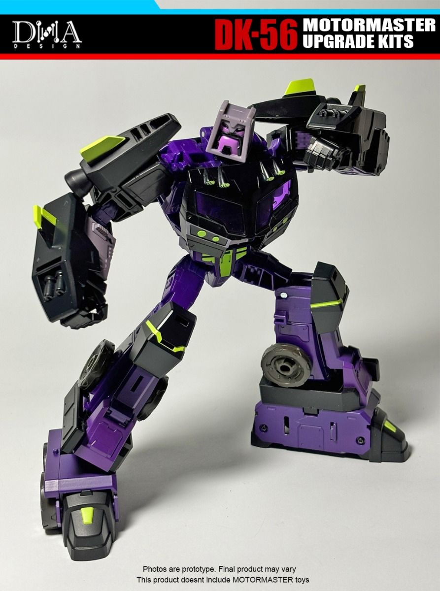 DNA Design DK 56 Upgrade Kit for Transformers Animated Universe Motormaster - Perfect for Collectors & Custom Figure Display