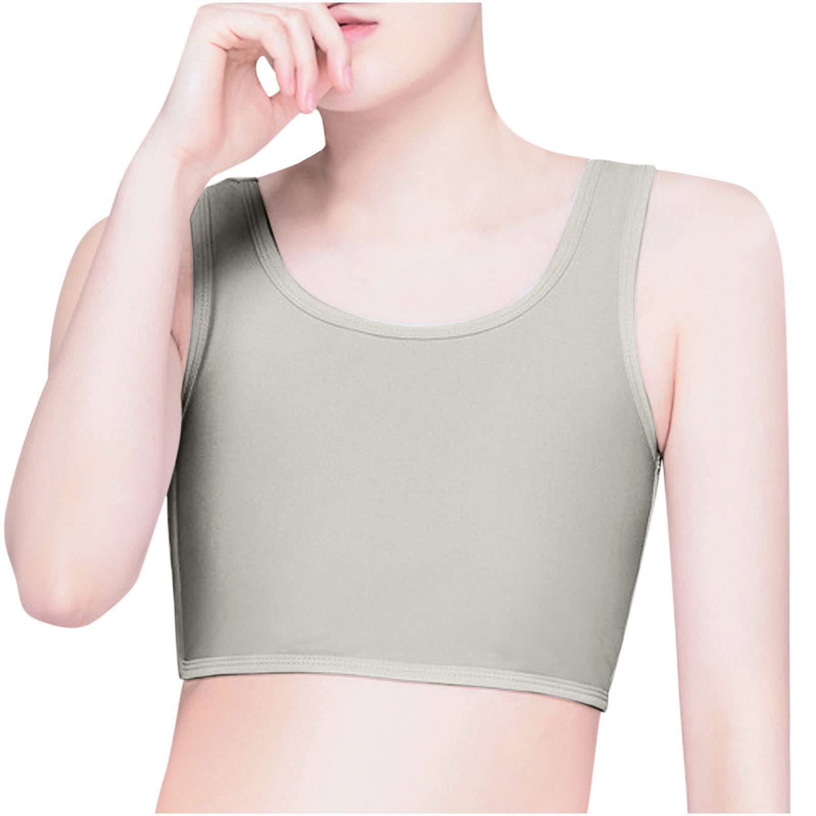 Women's High Waist Compression Crop Top - Solid Color Workout Tank Top, Sports Bra & Corset Vest for Yoga, Running & Gym - Breathable Sleeveless Fitness Shirt for Women