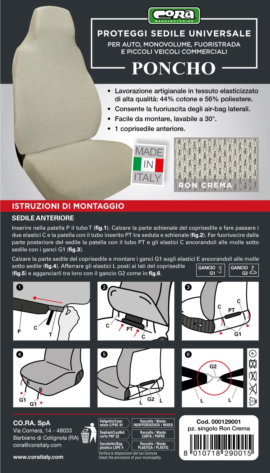 Waterproof Cream Car Seat Cover - Soft & Durable Universal Fit for Cars, SUVs, Trucks - Perfect for Pets, Kids & Everyday Protection