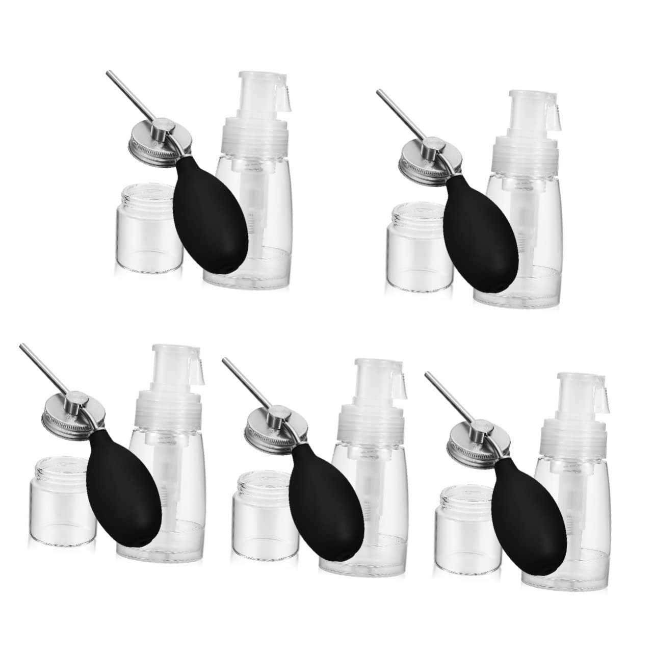 10 Pack Minkissy Hair Dye Applicator Bottles - Refillable Powder Spray Bottles for Hair Coloring, Highlighting & Oil Application - Perfect for Salon, Home Hair Care & DIY Beauty Treatments