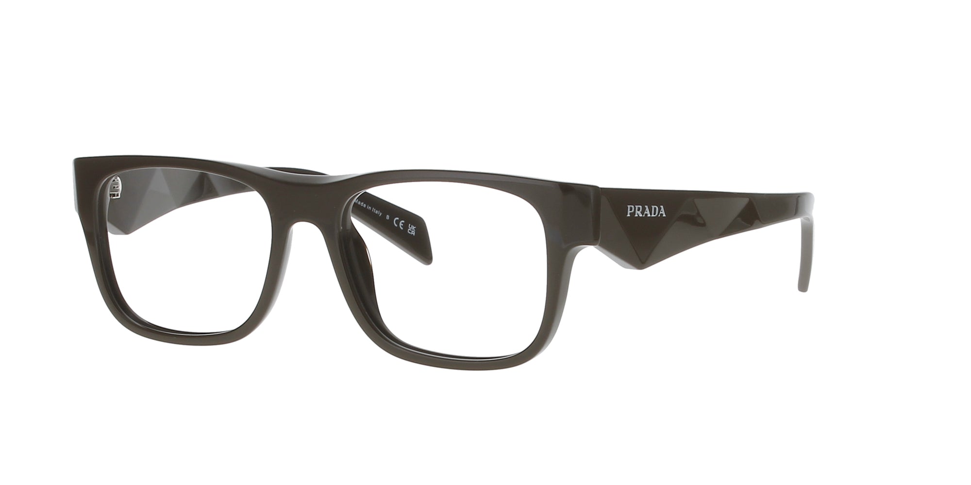 Prada Square Sunglasses - Brown Tortoise Frame for Women & Men | UV Protection, Fashion Accessory for Outdoor, Driving & Travel