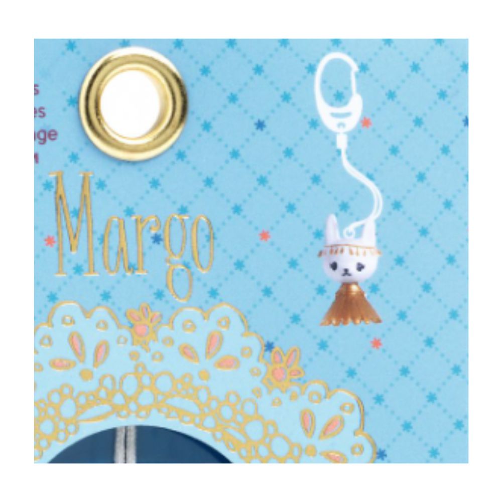 DJECO Tinyly Keyring - Cute Animal Keychain for 7 Year Old Girls | Perfect Birthday Gift for Kids | School Backpack Accessory & Everyday Carry