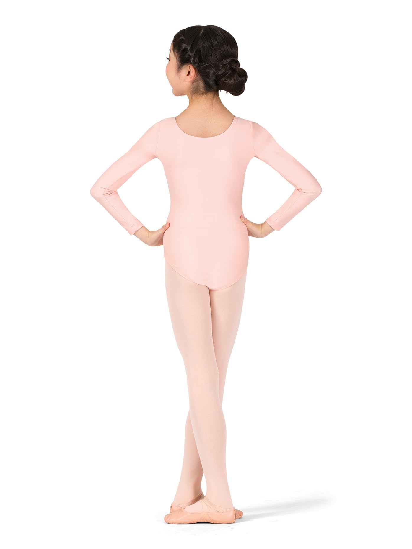Girls Long Sleeve Leotard for Dance & Gymnastics - Stretchy Ballet Bodysuit for Performance, Practice & Recitals - Toddler to Teen Sizes