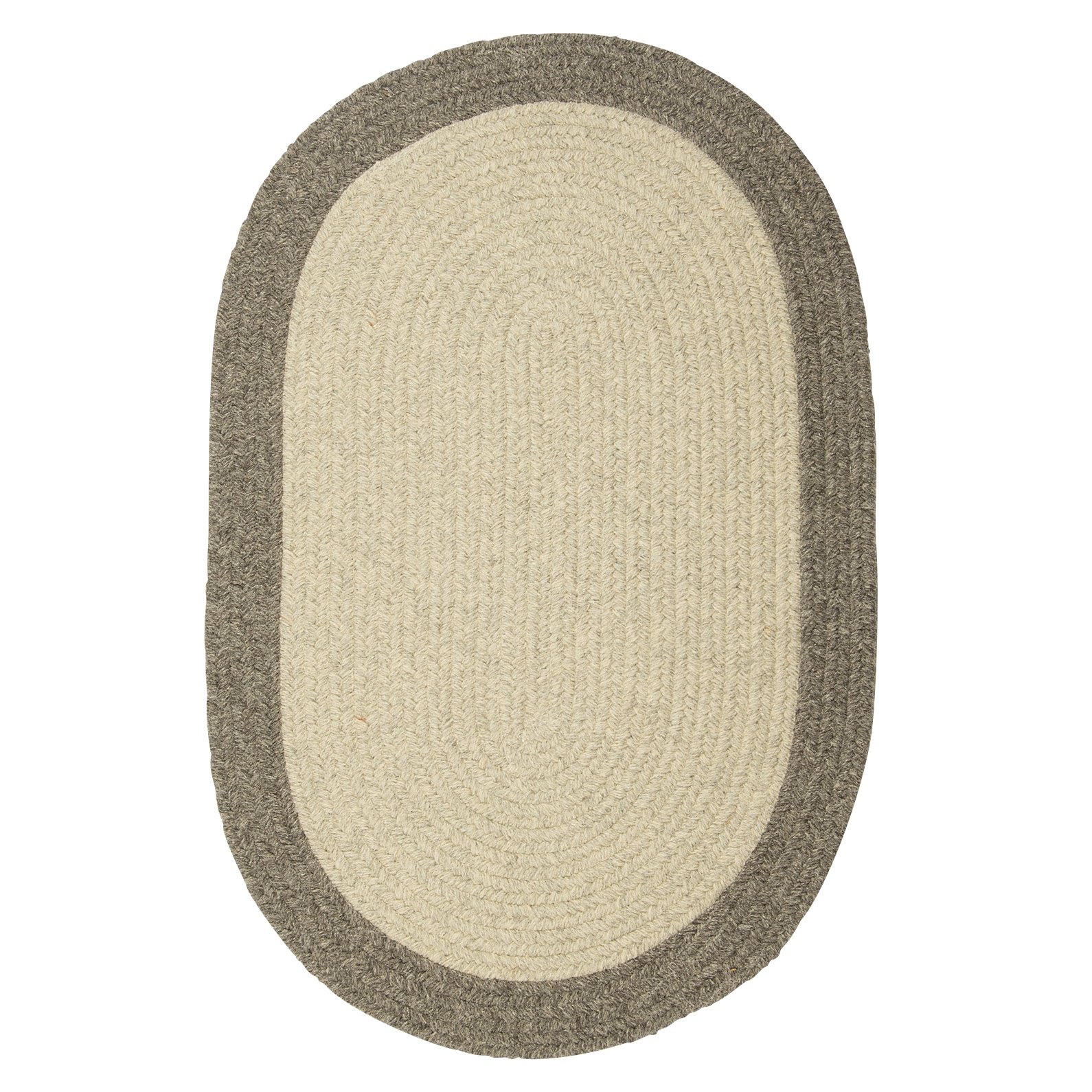 Hudson R024X120 Light Gray Runner Rug 2' x 10' - Non-Slip Kitchen Hallway Carpet for Home Decor and High Traffic Areas