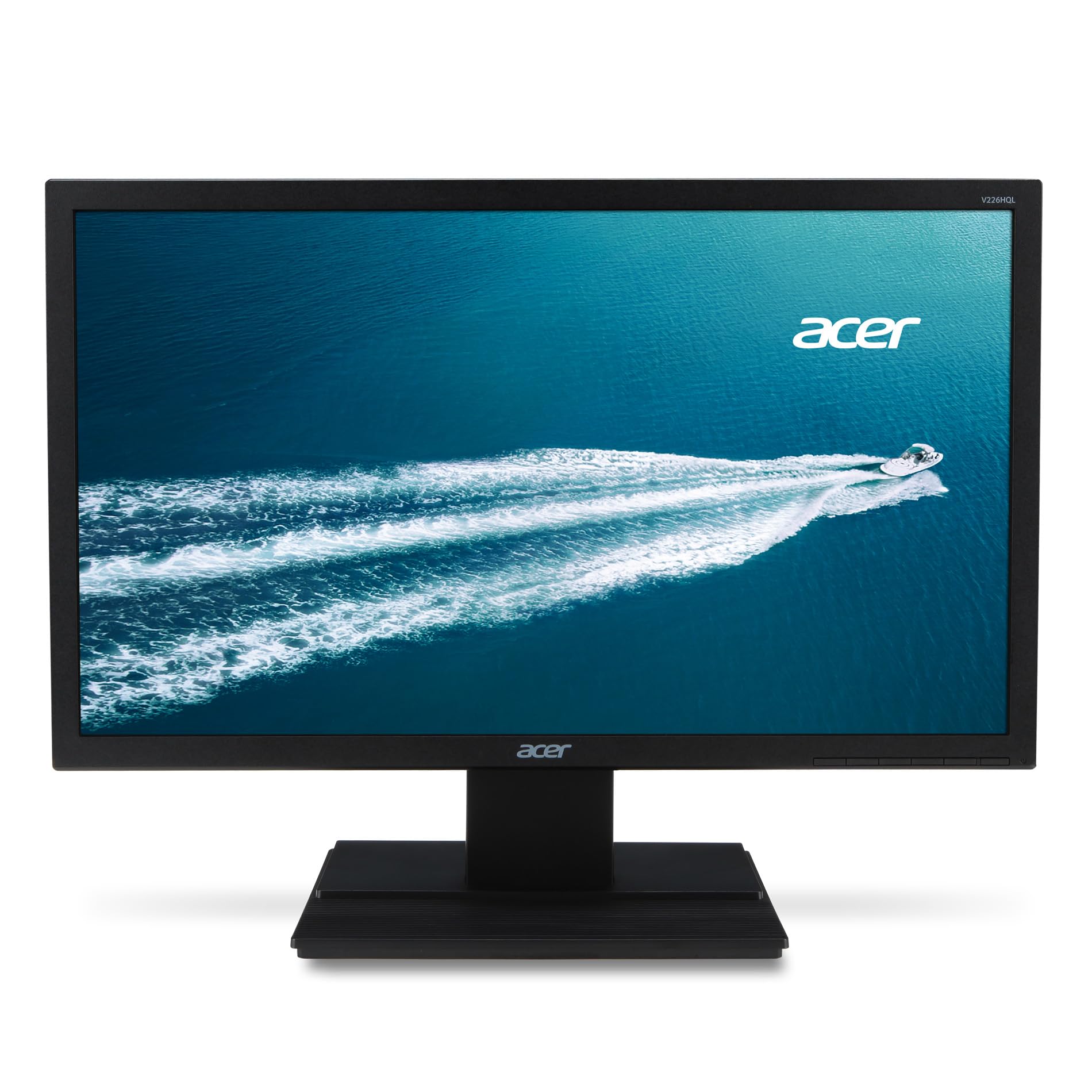 Acer V226HQL 21.5 Inch Full HD 1080p Monitor - 1920x1080 Resolution, 100Hz Refresh Rate, 4ms Response Time, VA Panel, 250 Nit Brightness, HDMI & VGA Ports (Renewed) - Ideal for Home Office, Gaming, and Multimedia Entertainment