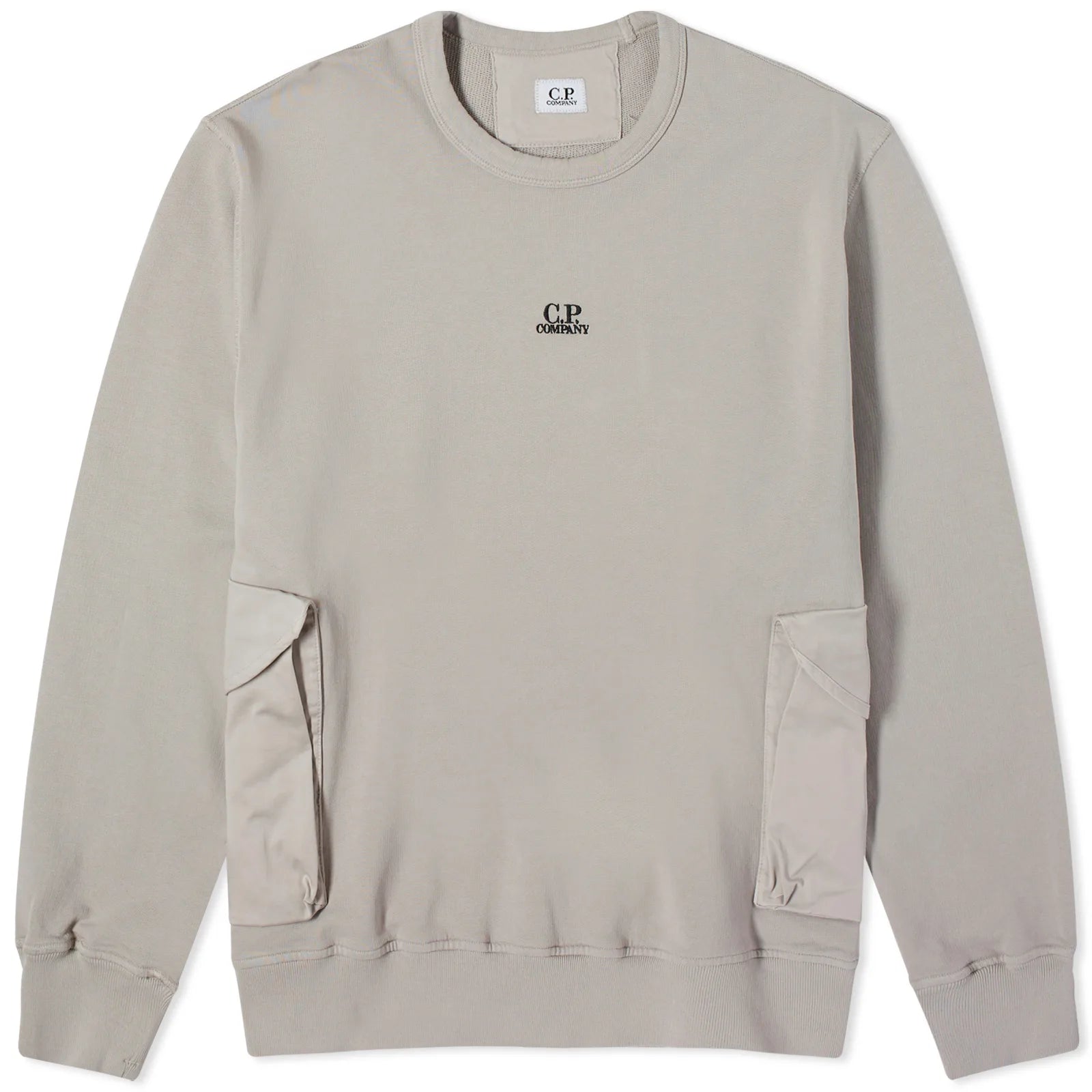 CP Company Embroidered Logo Pocket Sweatshirt for Men - Comfortable Cotton Pullover Hoodie for Casual Wear & Street Style