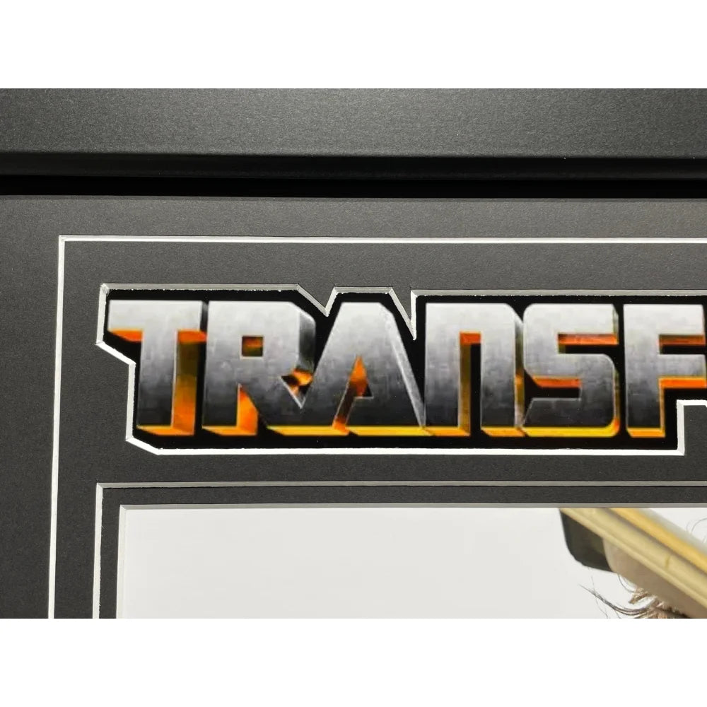 Megan Fox Autographed Transformers 11x14 Photo with Car License Plate Framed Collage - BAS COA Certified - Perfect for Movie Memorabilia Collectors & Home Theater Decor