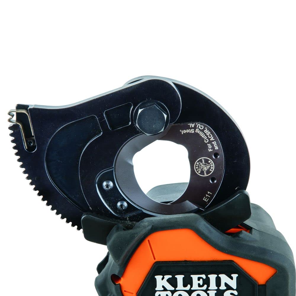 Klein Tools BAT20GD14H Battery-Powered Gear Cable Cutter Kit with DeWalt 20V 4Ah Battery - Professional Electrical Tool for Electricians, Contractors & DIY Projects