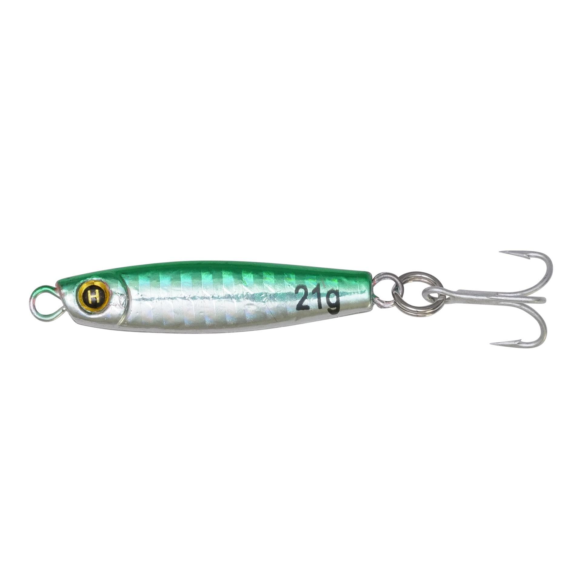 Premium Hogy Heavy Minnow Jigs with VMC Treble Hooks - Saltwater Fishing Lures for Bass, Walleye & Trout - Ideal for Trolling, Casting & Jigging in Freshwater & Ocean