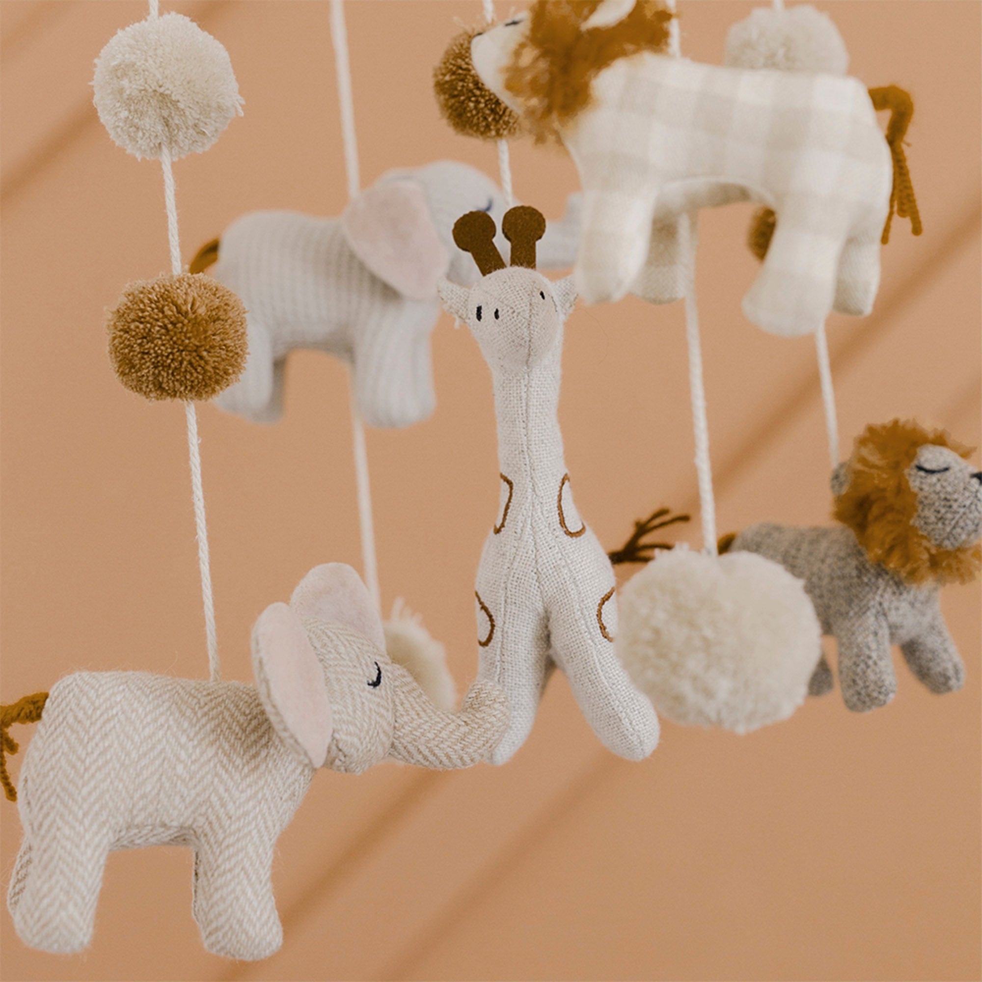 Crane Baby Mobile - Handmade Nursery Ceiling Hanging Decor for Newborns | Perfect for Baby Showers, Gender Reveals & Nursery Room Decorations