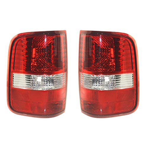RAREELECTRICAL New Pair of LED Tail Lights Compatible with Ford F-150 FX4 2004-2008 Models (FO2800182, FO2801182) - Durable Replacement for Enhanced Visibility & Style | Perfect for Off-Roading, Night Driving & Custom Upgrades