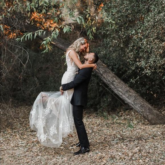 Willowby Nikola Aliyah Wedding Gown - Elegant Lace Bridal Dress for Beach, Garden & Boho Ceremonies