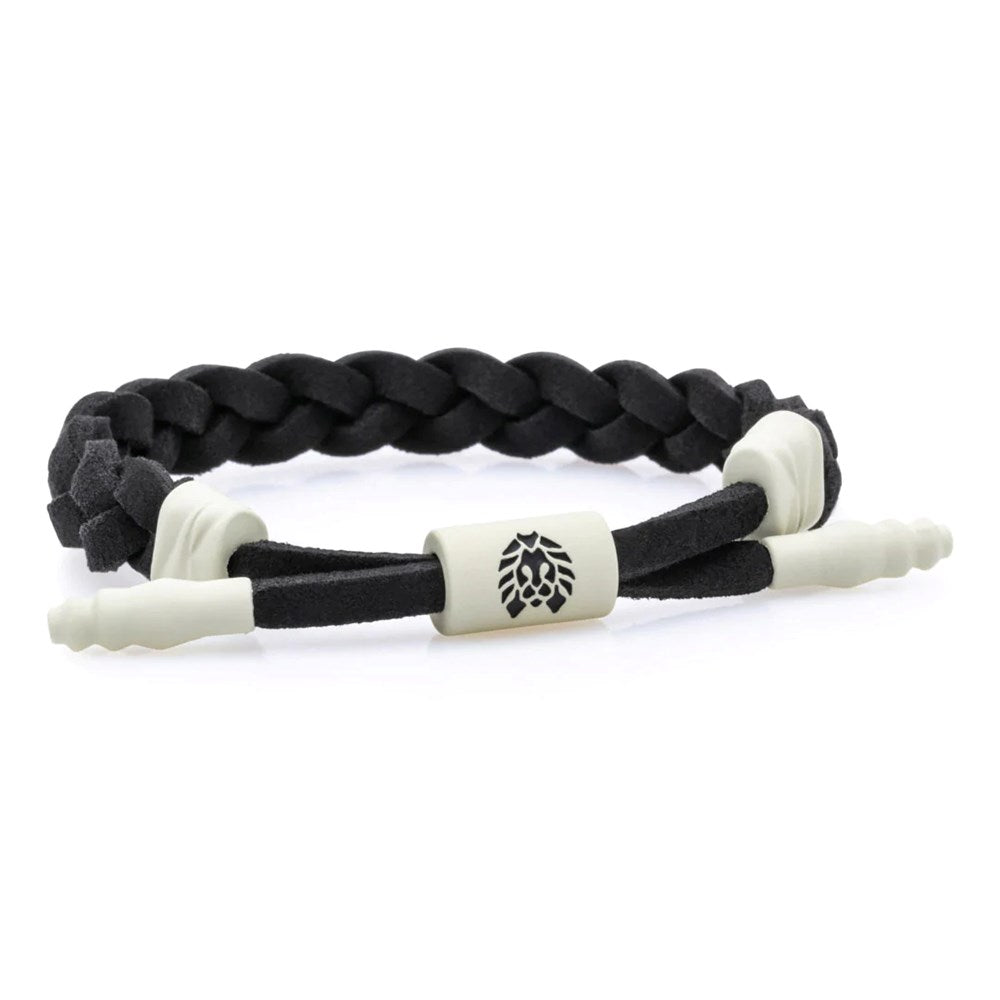 Rastaclat Knight Night Black Bracelet for Men & Women - Adjustable M/L Size - Stylish Wristband for Casual Wear, Fitness & Everyday Fashion