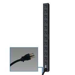 Tripp Lite PDUV15 Vertical Basic Power Distribution Unit - 12 Outlets, 15A, NEMA 5-15R | Ideal for Server Racks, Data Centers & Home Office Power Management