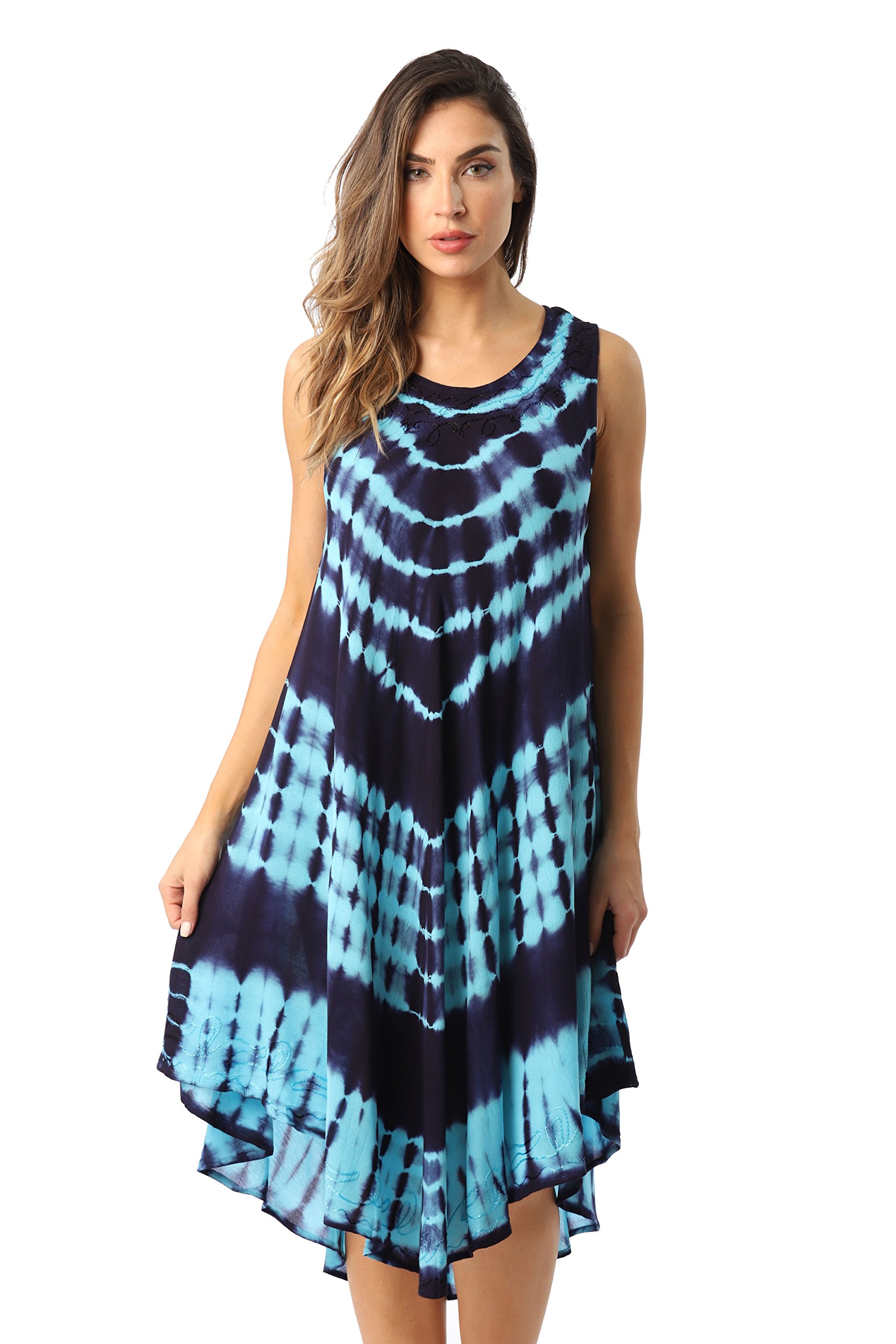 Tie Dye Summer Dress - Beach Cover Up for Women | Riviera Sun Style