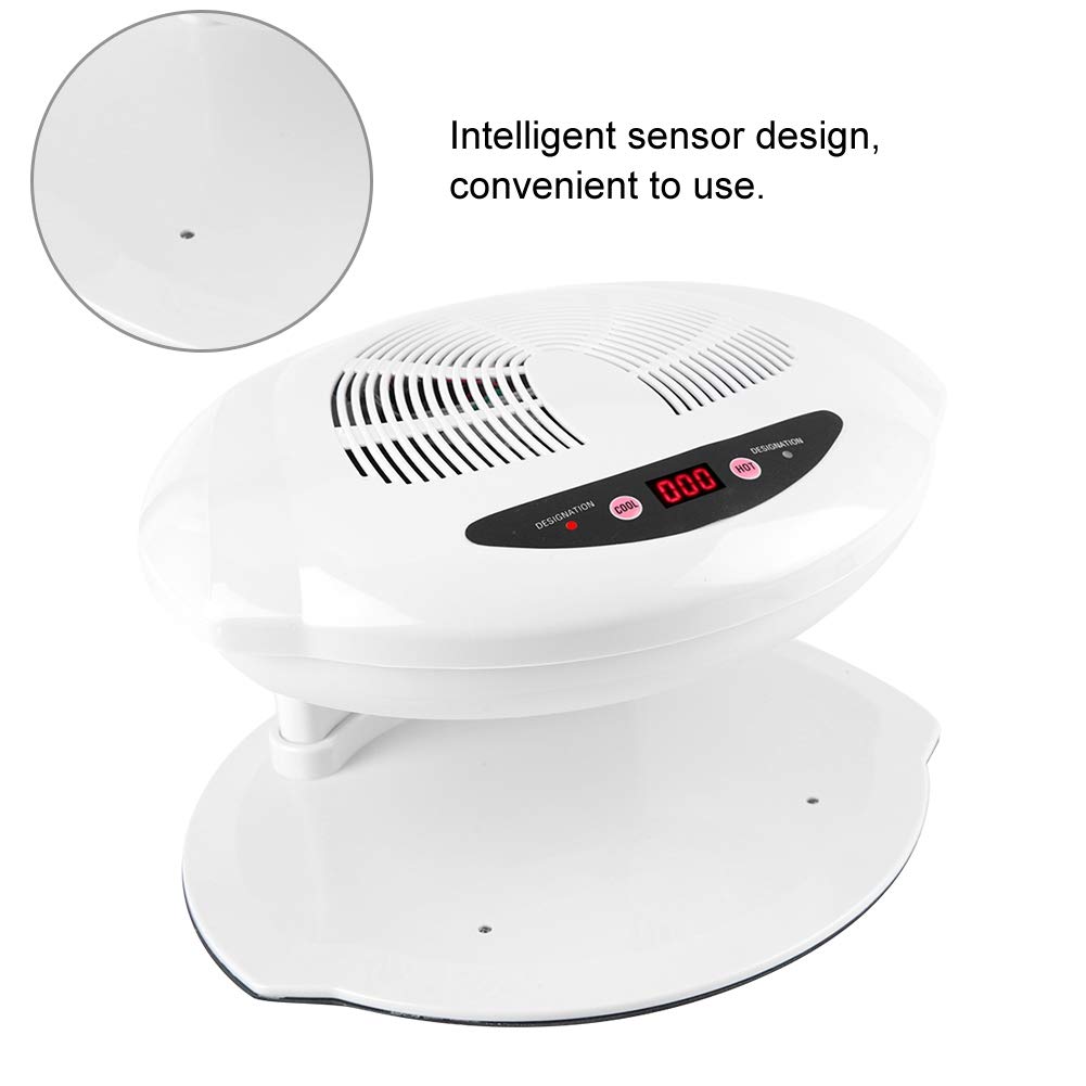 Fast Drying UV Gel Nail Dryer - Hot & Cold Air Dual Mode Nail Polish Dryer Fan with US Plug 110V for Professional Manicure & Pedicure | Perfect for Salon, Home Use & Nail Art Enthusiasts