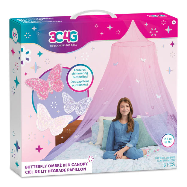 3C4G Butterfly Ombre Canopy - Waterproof Outdoor Camping Tent for Family, Beach, Picnic & Backpacking | Lightweight & Easy Setup for Hiking, Festivals & Travel