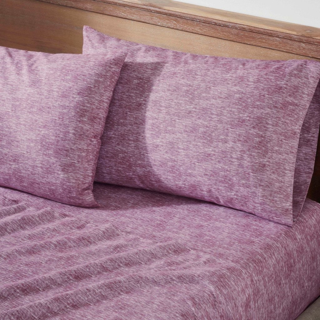 Premium Melange Flannel Cotton Two-Toned Brushed Pillowcase Set of 2 - Soft & Cozy Bedding for Winter Nights - Perfect for Home, Hotel, and Gift Giving