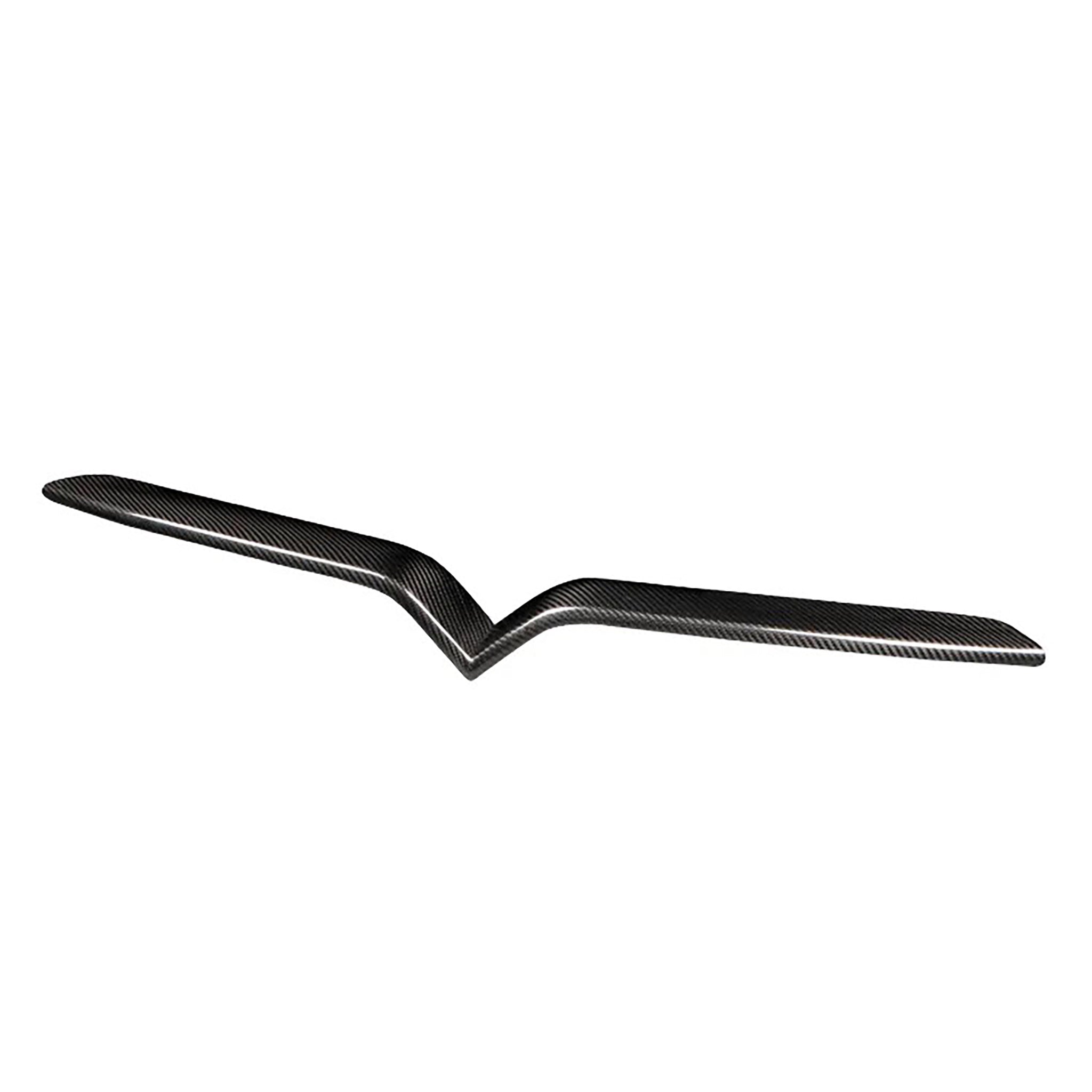 Premium Real Carbon Fiber Front Bumper Inlay for Tesla Model X (2017-2025) - Yeslak | Enhances Style & Protection for Luxury SUVs