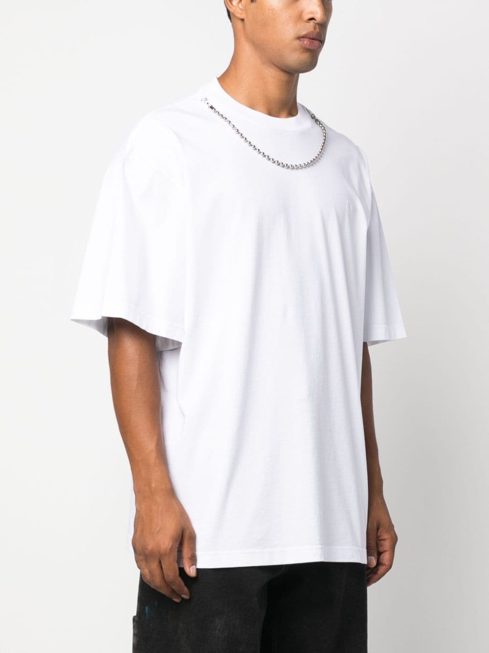 Ambush White T-Shirts & Polos for Men - Casual & Streetwear Style - Perfect for Everyday Wear, Outings & Urban Fashion