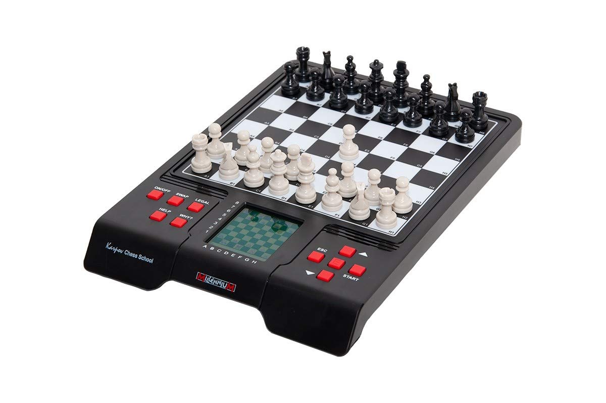 Millennium Karpov Chess School - Electronic Talking Chess Computer Set | Perfect for Beginners & Advanced Players | Home, Office & Tournament Use