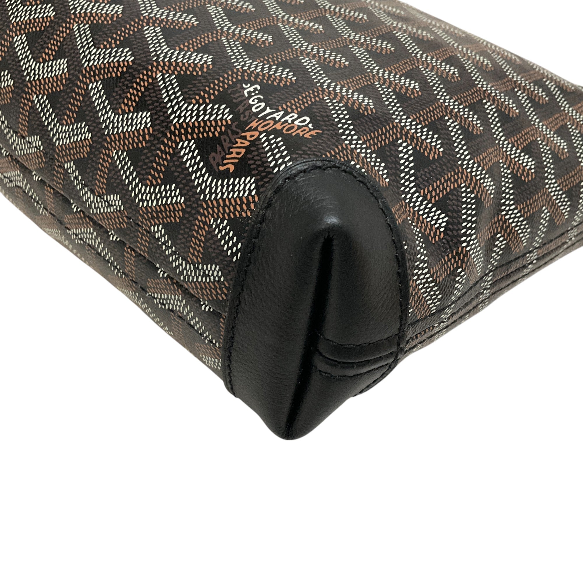 Goyard Black Goyardine Conti Zip Pouch - Luxury Leather Wallet for Women & Men - Perfect for Travel, Business & Everyday Use