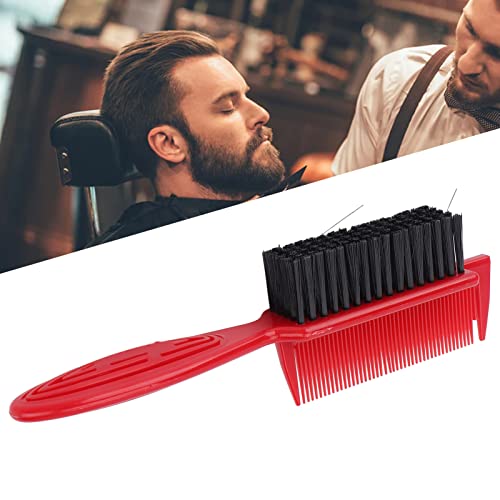 2-in-1 Hair Dust Brush & Comb - Professional Barber Tool for Men | Home & Salon Grooming