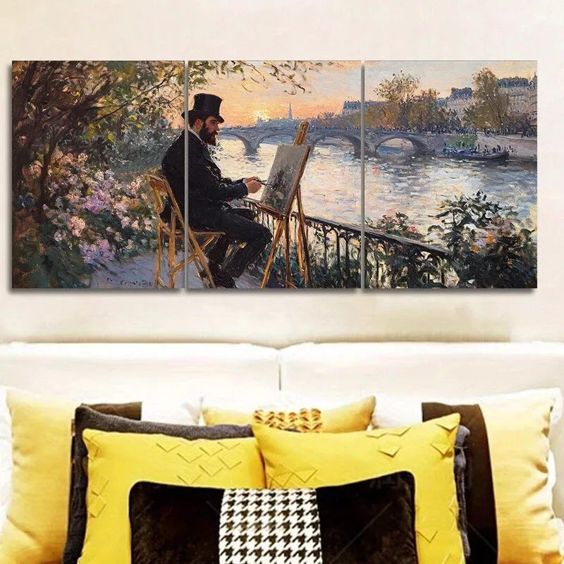 3-Piece Framed Canvas Wall Art Set - High Quality 50x70cm Prints Featuring Mature Artist Theme | 100% Australian Made | Ready to Hang for Living Room, Bedroom or Office Decor