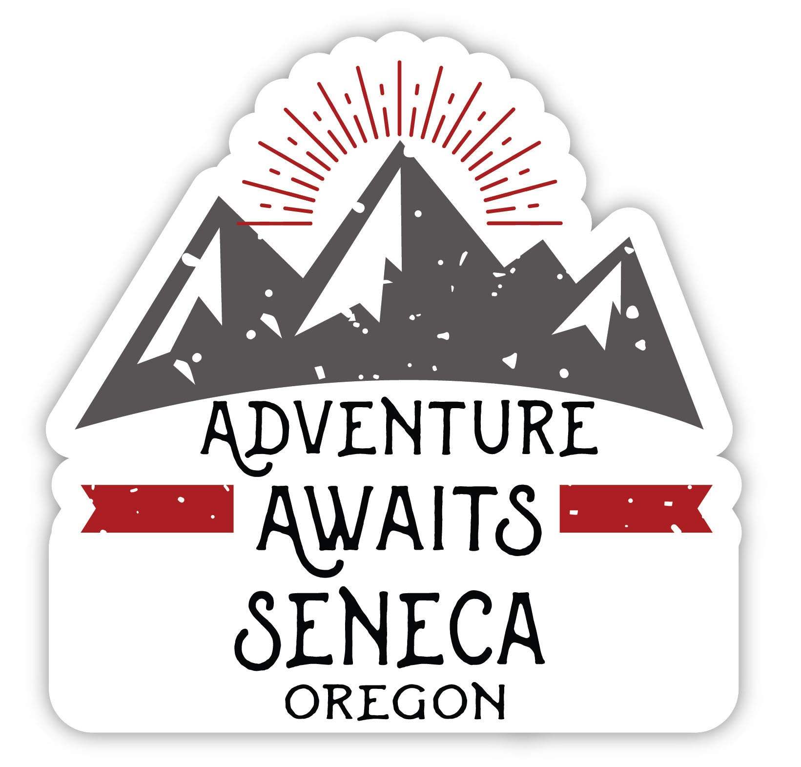 Seneca Oregon Souvenir 4-Inch Fridge Magnet - Adventure Awaits Design - Perfect for Travel Memories, Office Decor & Gift Ideas