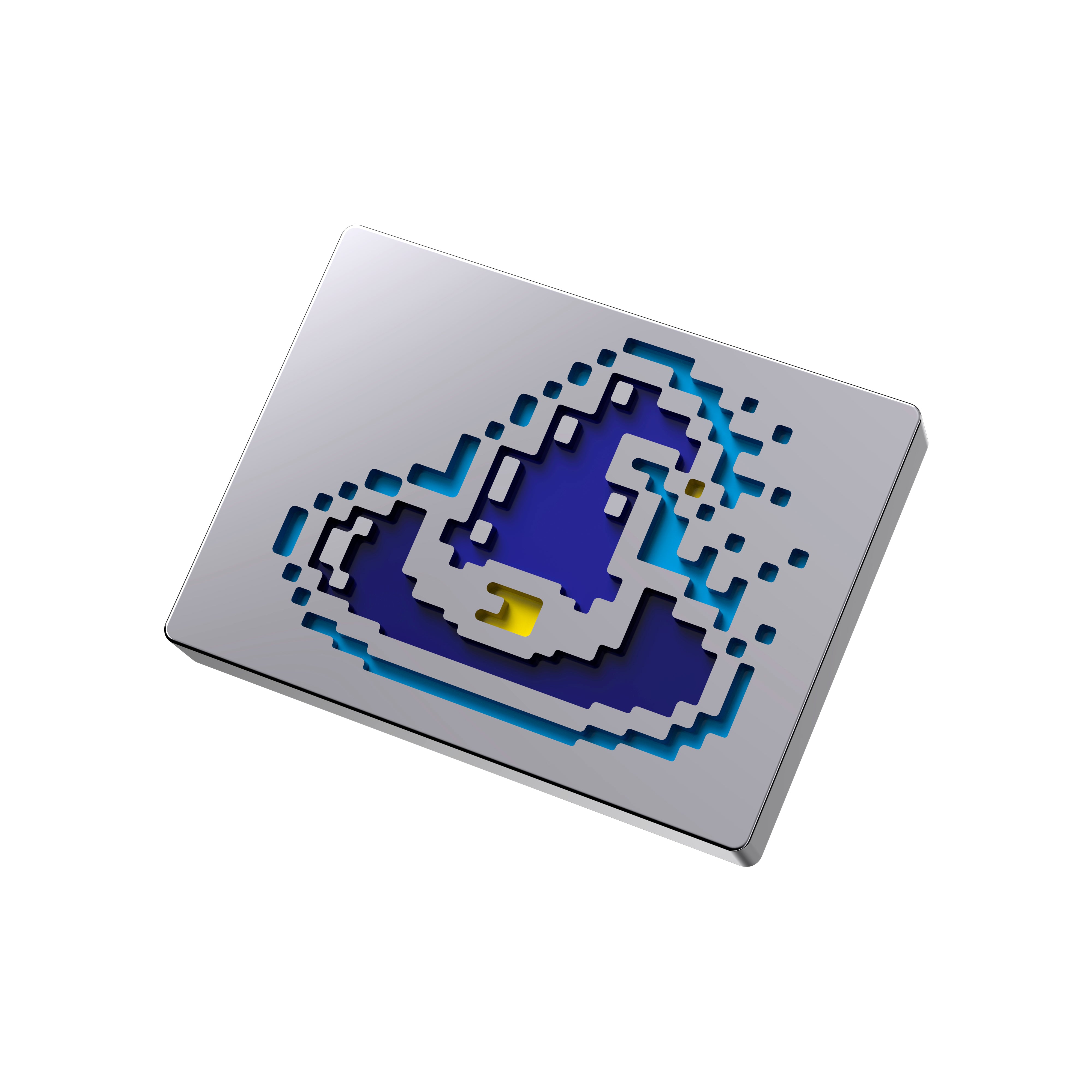 HyperX 8 Bit Series Magnetic Badge - Retro Gaming Collectible for Keychains, Bags & Laptops - Perfect for Gamers & Tech Enthusiasts