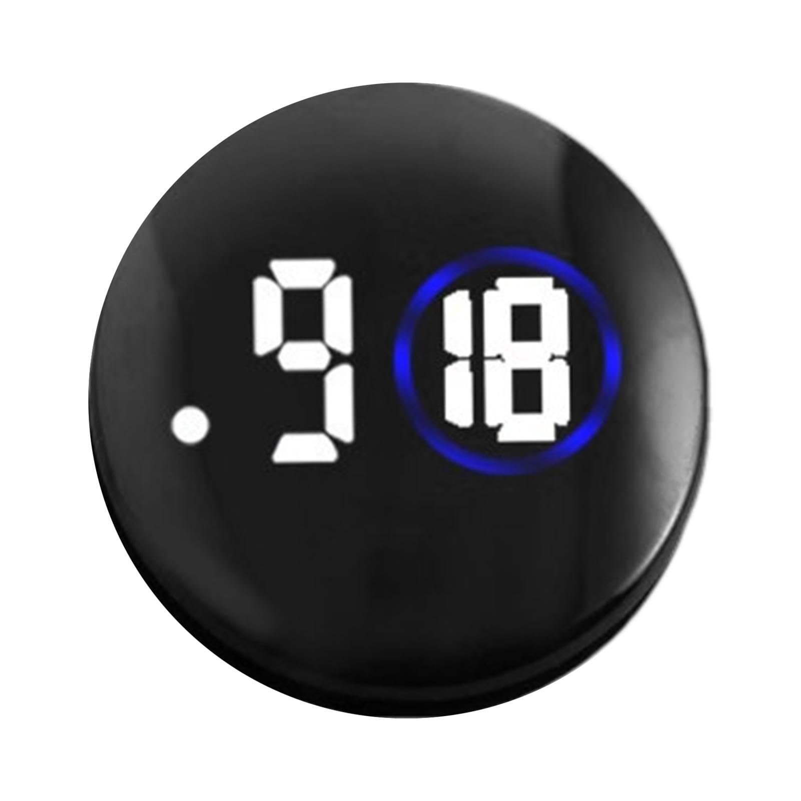 Car Dashboard Stick-On Clock - Multifunctional Analog & Digital Car Vent Clock for Vehicles, Trucks & SUVs | Perfect for Road Trips, Commuting & Time Management While Driving