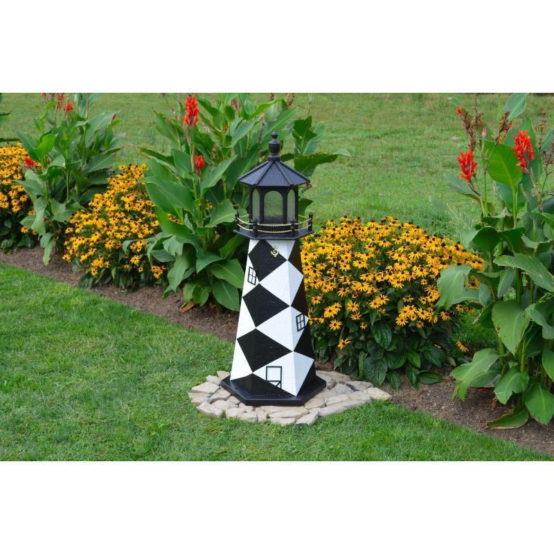 Cape Lookout Lighthouse Replica - Handcrafted North Carolina Coastal Decor for Home & Office Display | Perfect for Beach House, Nautical Theme, and Collector's Gifts
