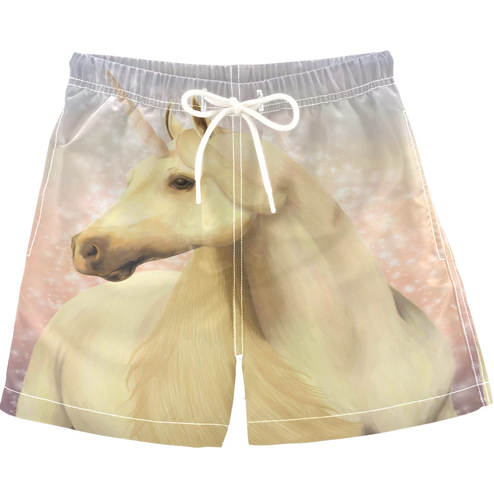 Magic Unicorn Swim Trunks for Boys - Toddler Swimwear for Beach & Pool
