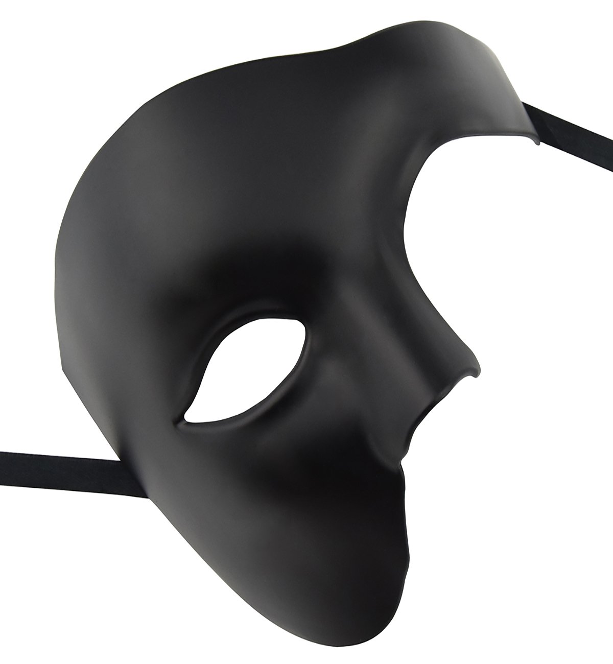 KEFAN Men's Masquerade Mask - Phantom of The Opera Style Half Face Mask for Halloween, Cosplay, and Costume Parties
