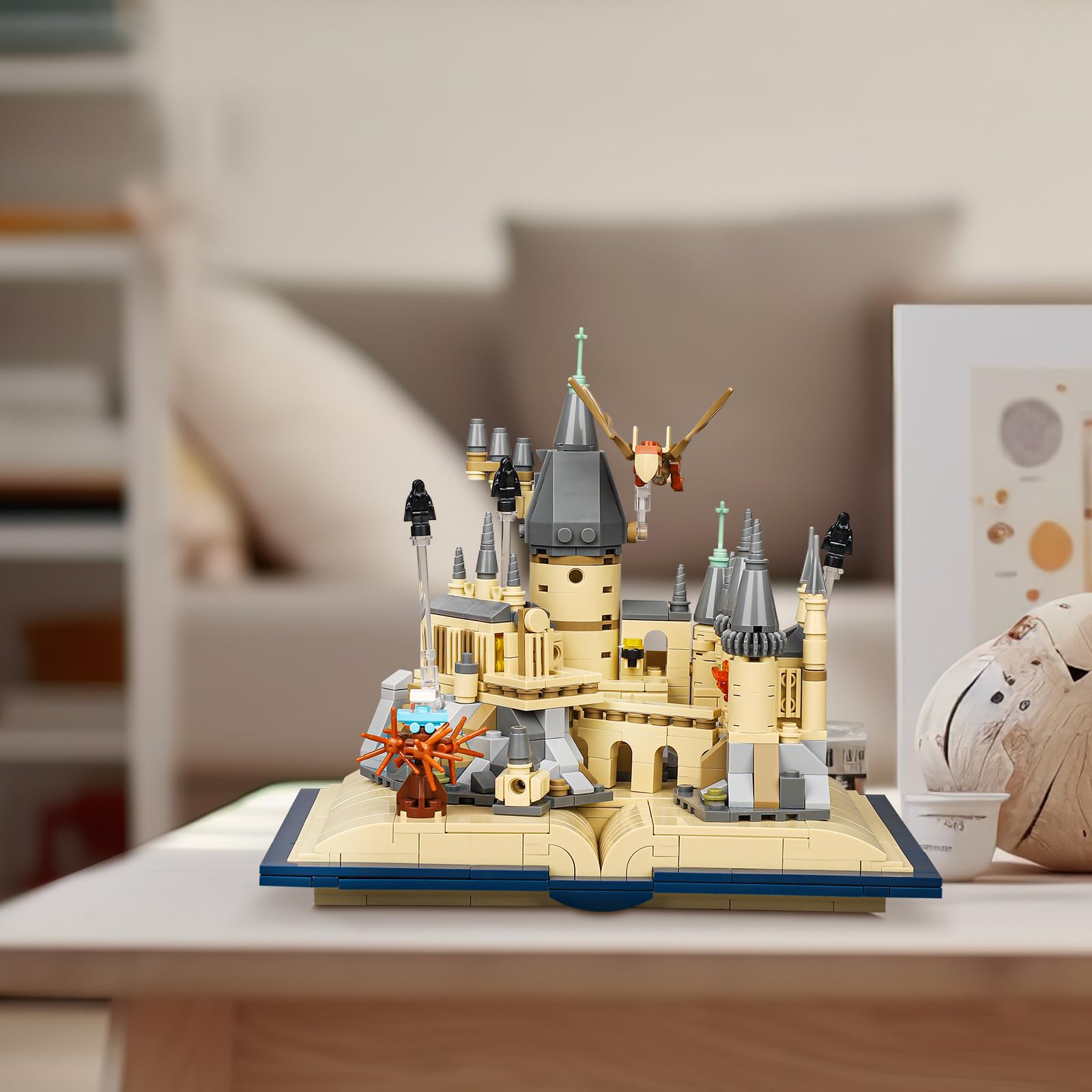 Harry Potter Hogwarts Castle Building Blocks Set - 727 PCS STEM Educational Toy for Kids Ages 8-14, Boys & Girls Birthday Gift, Lego-Compatible Collectible Display Model - Perfect for Creative Play, STEM Learning, and Harry Potter Fans Collection