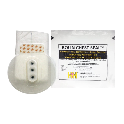 Emergency Chest Seal Dressing - Advanced Trauma First Aid Kit for Gunshot Wounds & Puncture Injuries - Perfect for Tactical Medics, Military, and Outdoor Survival Scenarios