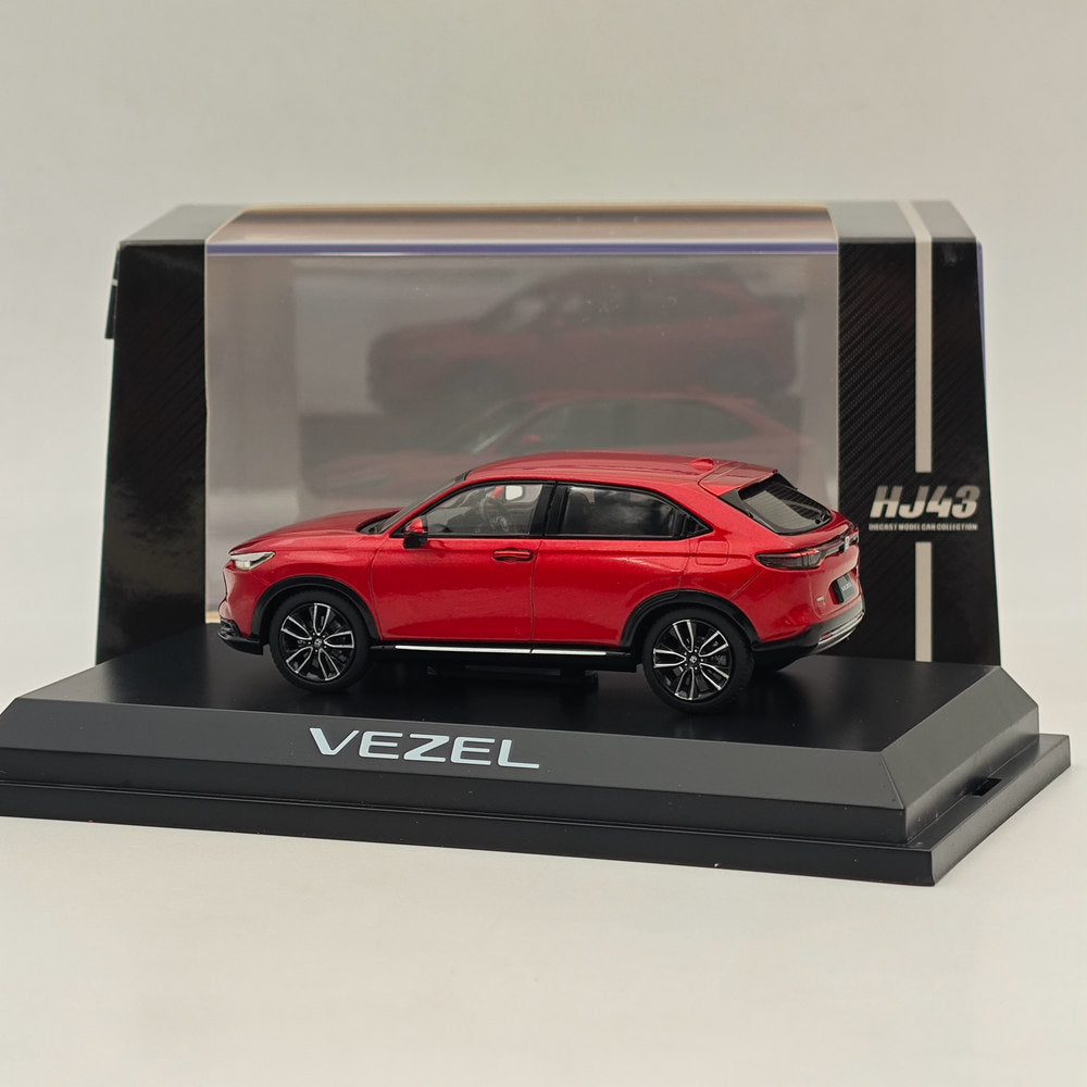 1/43 Scale Hobby Japan VEZEL Premium Diecast Model Car - Crystal Red Metallic (HJ431002RM) | Collectible Miniature Vehicle for Display, Gifts & Car Enthusiasts