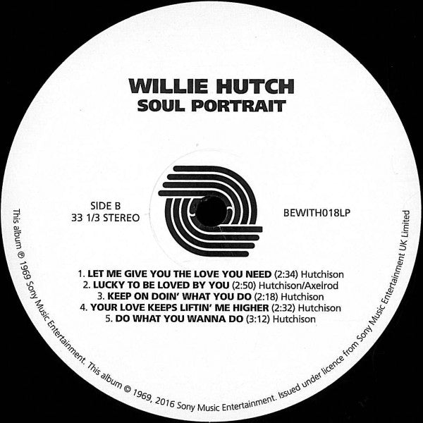 Willie Hutch - Soul Portrait LP Vinyl Record Album Limited Edition Reissue Remastered 180g Mint Condition - Perfect for Soul Music Collectors & Vinyl Enthusiasts