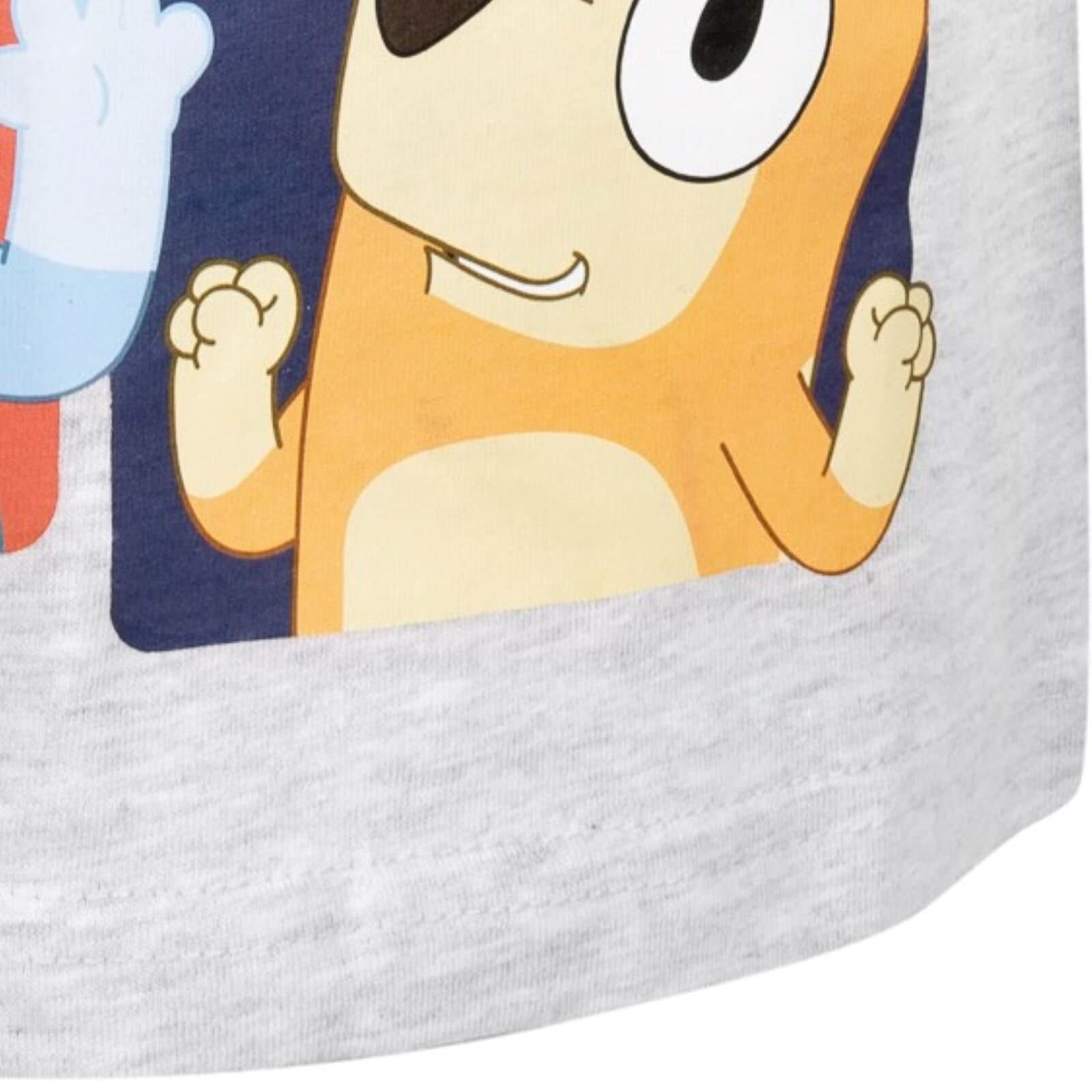 Bluey 2 Pack Kids T-Shirts for Toddlers & Little Boys - Soft Cotton Cartoon Character Tees for Playtime, School & Family Outings