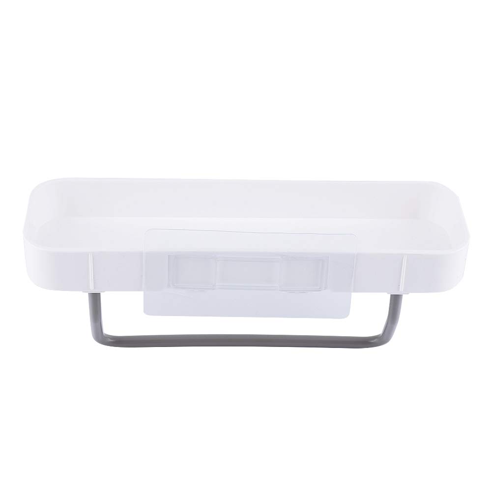 Sturdy Wall-Mounted Bathroom Storage Rack | Space-Saving ABS Bathroom Organizer for Toiletries & Towels | Perfect for Small Bathrooms, Showers & Home Organization