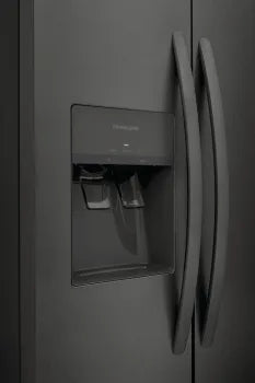 Frigidaire FRSS2323AD 22.3 Cu. Ft. Black Stainless Steel Side by Side Refrigerator - Energy Efficient, Spacious 33