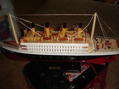Titanic Wooden Model Cruise Ship 16