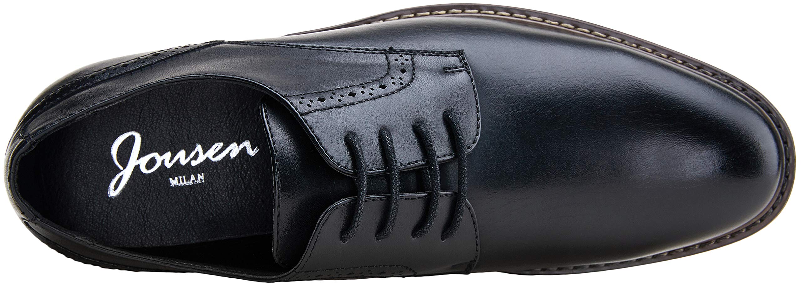Jousen Men's Wingtip Oxford Dress Shoes - Classic Brogue Cap Toe Business Formal Shoes for Men | Perfect for Office, Weddings & Special Occasions