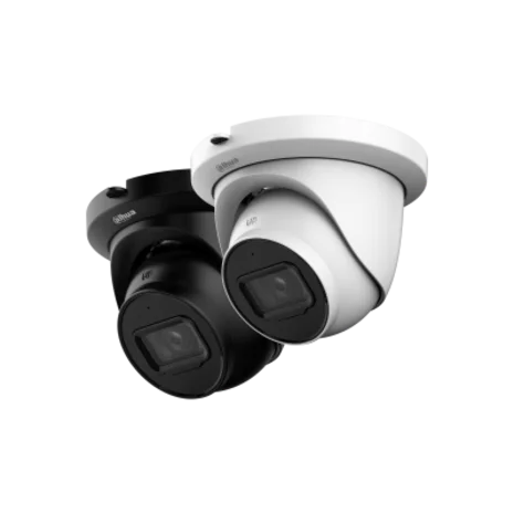 IPC HDW2441TM-S 4MP IR WizSense Security Camera with Night Vision, SD Card Slot, PoE, Built-in Mic - Black | Indoor/Outdoor Surveillance for Home & Business