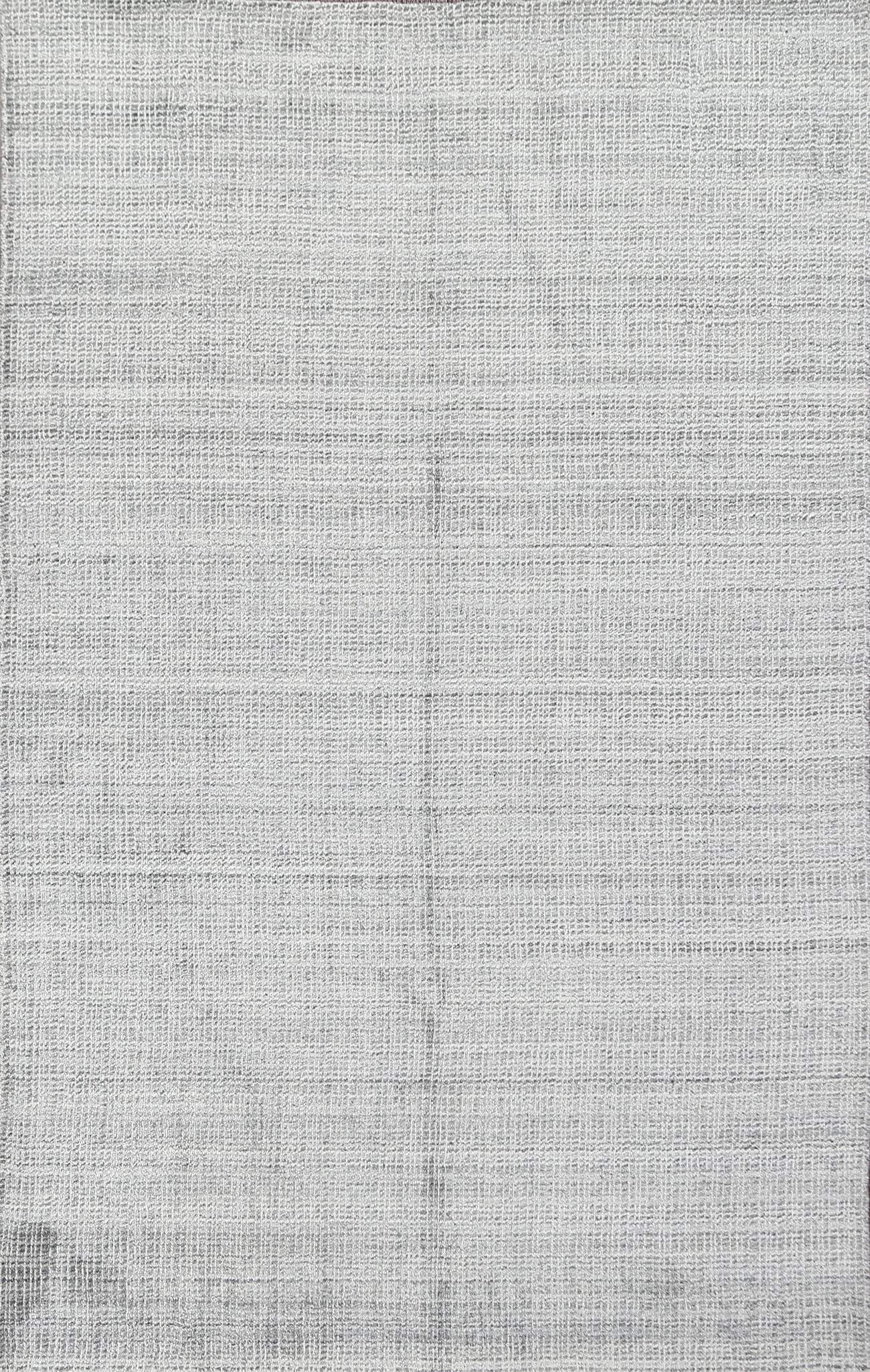 5x8 Checkered Modern Wool Area Rug - Hand-Knotted Non-Slip Living Room Carpet (5' x 8') - Perfect for Bedroom, Office & Home Decor