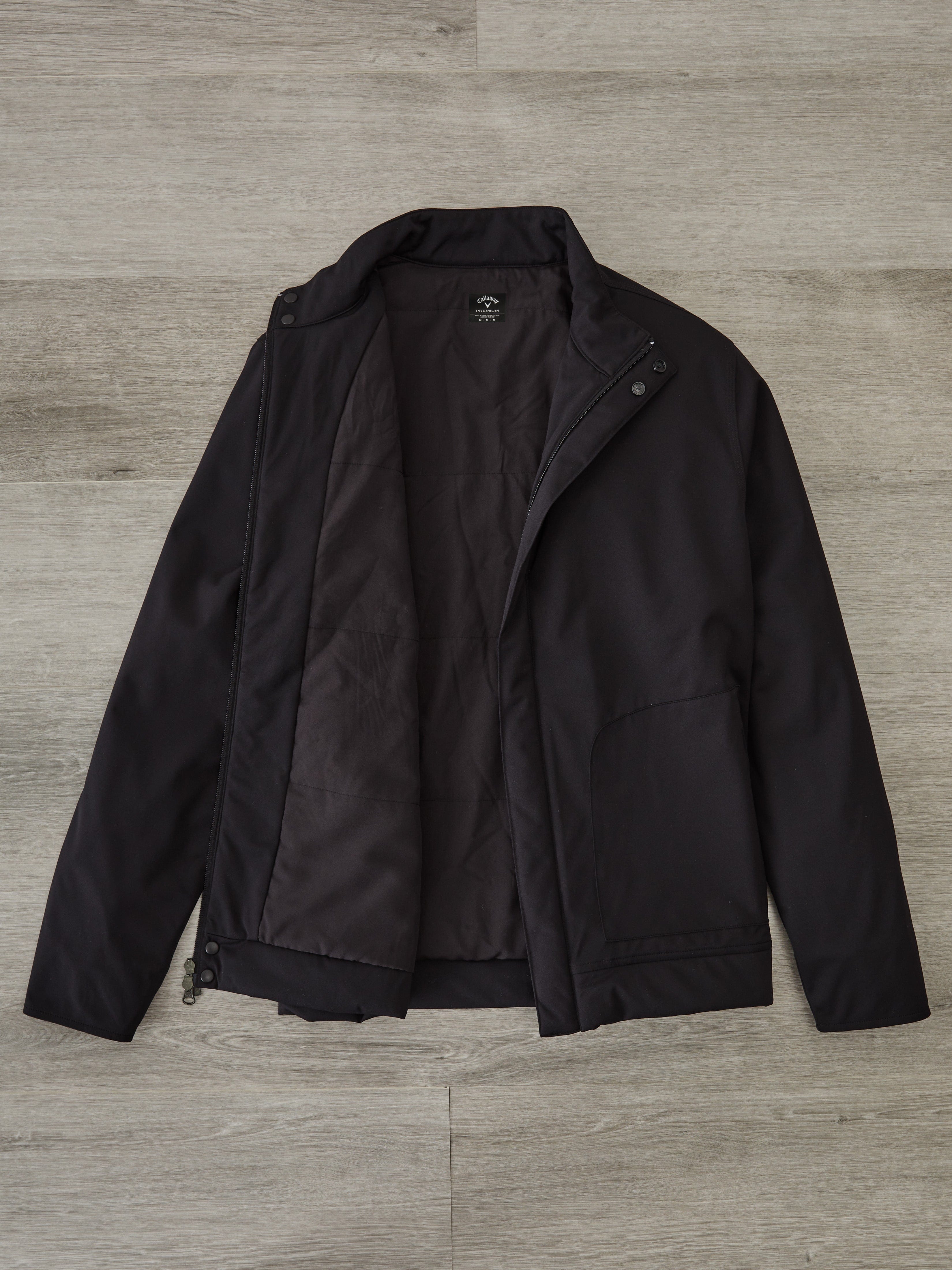 Premium Men's High Gauge Quilted Golf Jacket - Waterproof Windbreaker for Outdoor Sports & Casual Wear