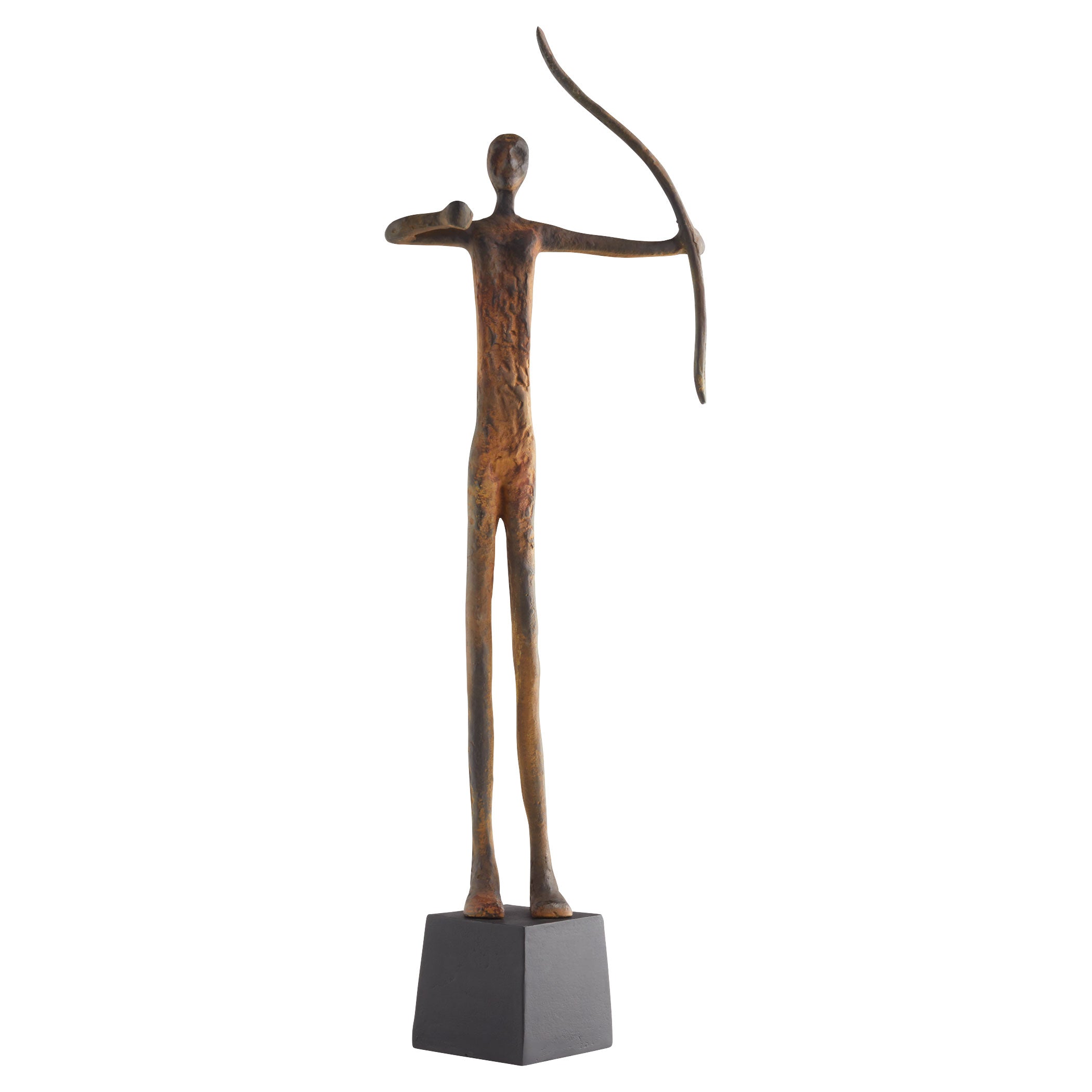 Cyan Design 11672 Maasai Hunter Rustic African Statue - Handcrafted Tribal Home Decor for Living Room, Bedroom & Office