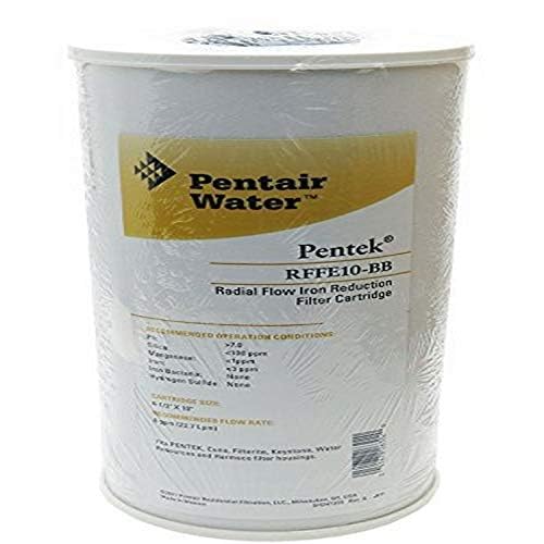 Pentek 655005-43 Iron Reduction Water Filter Cartridge - High Efficiency Iron Removal for Clean Drinking Water - Ideal for Well Water, Home & RV Use
