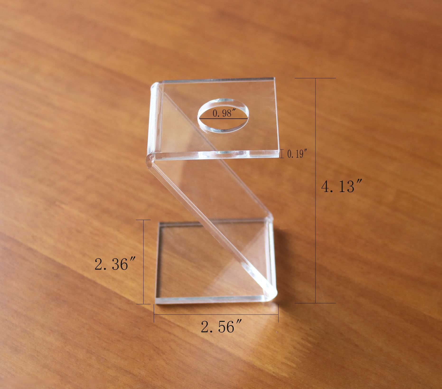 Clear Acrylic Baseball Display Stand - Signed Autographed Memorabilia Holder for Golf, Tennis & Crystal Balls - 1 Pack - Perfect for Showcasing Collectibles in Home, Office or Sports Memorabilia Displays